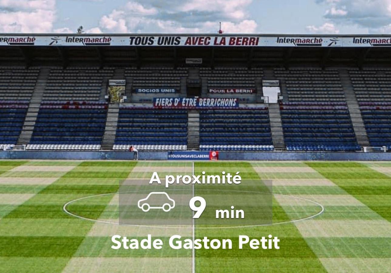 Le Boheme ⸱ Stationnement Gratuit ⸱ Fibre Leilighet Déols Eksteriør bilde
